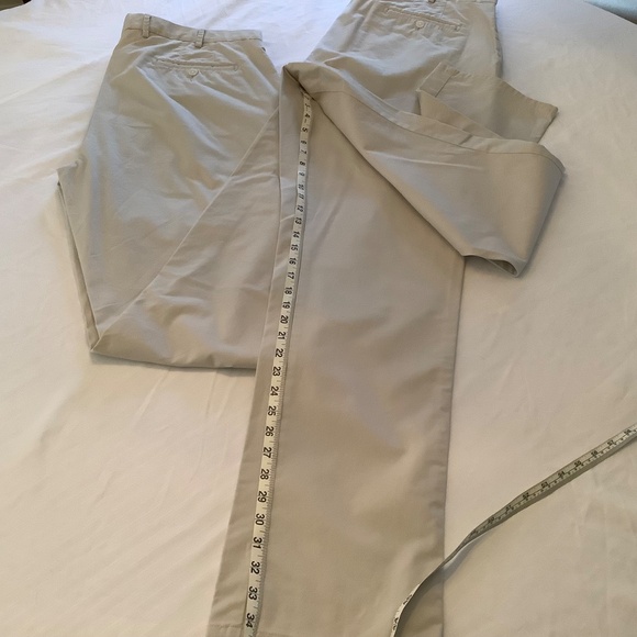 Set of 2 Peter Millar Khaki Pants. Size 40x35. Tan - Picture 4 of 5